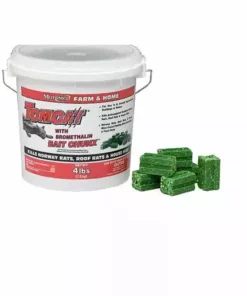 Brand new 👏 Tomcat Mouse/Rat with Bromethalin Bait Chunx, 4lb Pail - 22244 - Baits & Traps 🎁