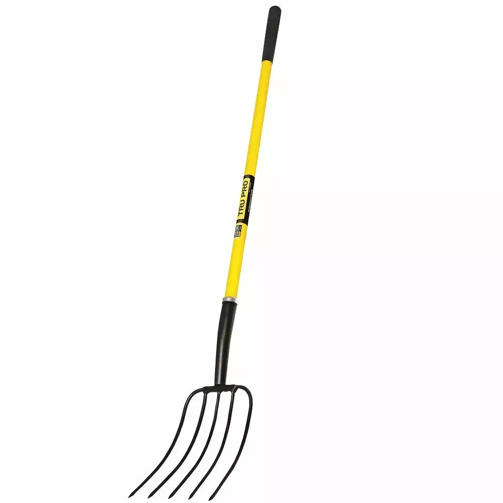Cheap β€οΈ Tru-Pro TruPro 5 Tine Manure Fork with Fiberglass Handle - 30323 - Pitchforks π