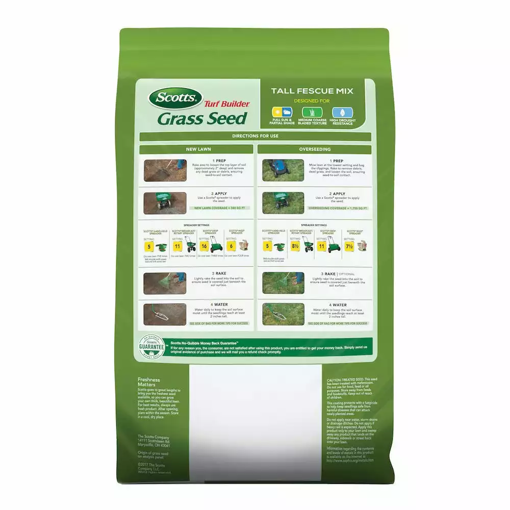 Wholesale π Scotts Turf Builder Tall Fescue Mix Grass Seed, 7 lb. - 18346 π - Image 2