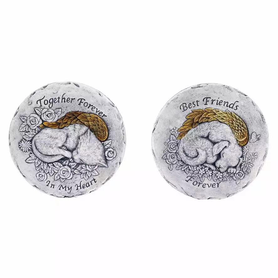 Buy π₯ Alpine Angelic Pet Memorial Stepping Stones- Assorted Tray Pack of 6 - KGD298ABB - Garden Accessories π
