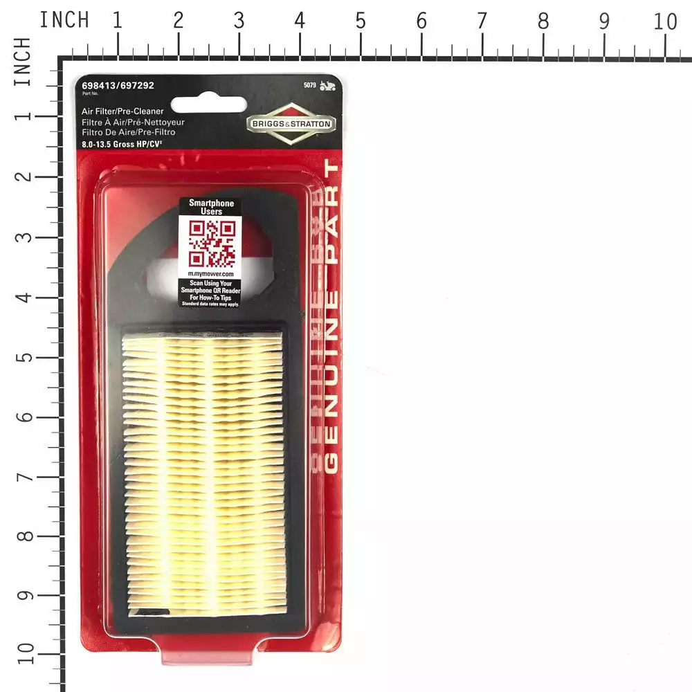 Discount π Briggs & Stratton Briggs and Stratton Air Filter/Precleaner for 8-13.5 HP OHV Vertical Engines 5079K - Small Engines & Accessories π₯° - Image 2