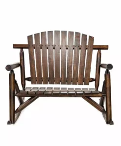 Wholesale ⭐ Various Brands Maple Ridge Log Rocker Loveseat - 88-739-0204 - Entryway Furniture ⌛