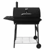 Cheap ⌛ 217 Grilling Company 217 Grilling Co. 30" Barrel Grill with Front & Side Shelf - CG2001301-GY - Charcoal Grill 🤩